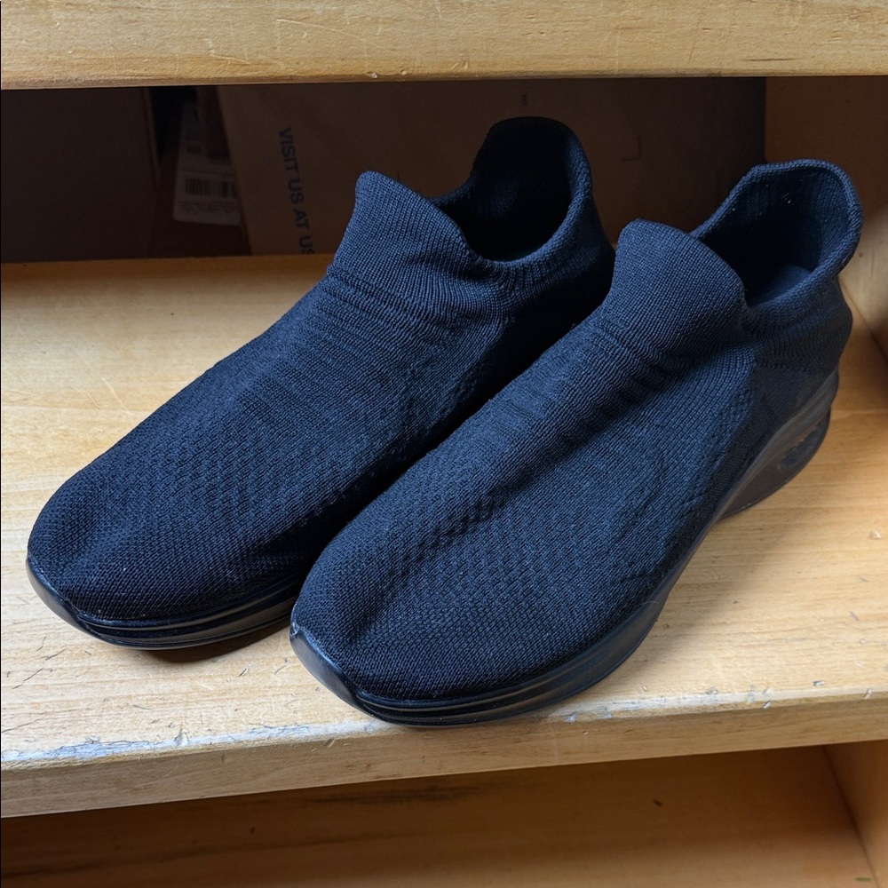 Black Slip-On Men's Shoes